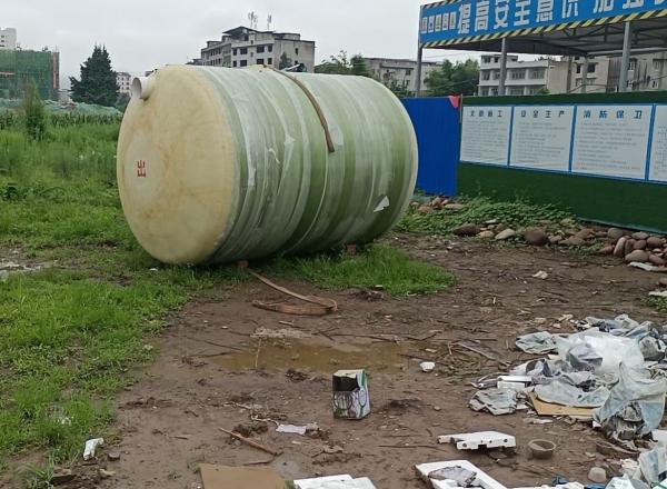 桃园县遂宁船山区10立方玻璃钢化粪池项目